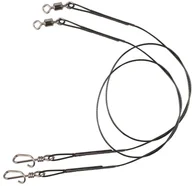 Inne akcesoria dla wędkarzy - MIKADO Jaws Przypon Stalowy 30cm/12kg 2 szt. - miniaturka - grafika 1