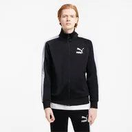 Bluzy sportowe damskie - Puma Iconic T7, Czarny - miniaturka - grafika 1
