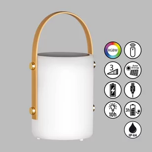 FH Lighting Lampa solarna LED Bari z akumulatorem i pilotem - Lampy ogrodowe - miniaturka - grafika 1