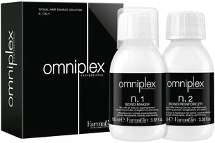 Zestaw do regeneracji włosów Farmavita Omniplex Compact Bond Maker No 1 100 ml + Reinforcer No 2 100 ml (8022033101600) - Zestawy kosmetyków damskich - miniaturka - grafika 1
