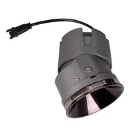 Lampy ogrodowe - Okrągły moduł wpustowy SPILIO HM190 4000K Maxlight LED 10W 4000K IP65 sufitowy czarny - miniaturka - grafika 1