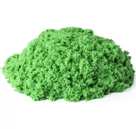 Masy plastyczne - PIASEK KINETYCZNY MAGICZNY 1 kg PIASKOLINA ZIELONY - miniaturka - grafika 1