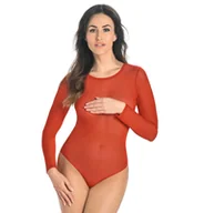Bielizna nocna - Body damskie siateczkowe Ero czerwone, Teyli - miniaturka - grafika 1