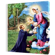 Ikony i obrazy sakralne - Obraz religijny na płótnie Święty Stanisław Kostka - miniaturka - grafika 1