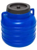 Beczki - Beczka Plastikowa 20 l Kwadratowa Biała Atest - miniaturka - grafika 1