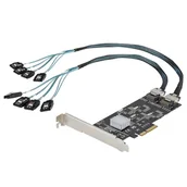 Adaptery i przejściówki - StarTech 8P6G-PCIE-SATA-CARD adapter Wewnętrzny Mini-SAS - miniaturka - grafika 1