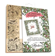 Scrapbooking - Stempel Ramka z Ostrokrzewu - miniaturka - grafika 1