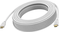 Kable komputerowe i do monitorów - Kabel Vision VISION Professionelles Installations-HDMI-Kabel - LEBENSLANGE GARANTIE - 8K bei 30 Hz - HDMI-Version 2.1 - 48 Gbps - doppelt abgeschirmt - vergoldete Stecker - HDMI M auf HDMI M - Aussendurchmesser 9,5 mm - AWG 26 - 15 m - weiss - miniaturka - grafika 1