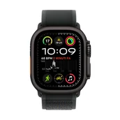 Smartwatch - Apple Watch Ultra 2 GPS + Cellular 49mm Tytan czarny opaska Trail S/M Czarny - miniaturka - grafika 1