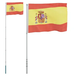 Flaga Hiszpanii z masztem, 5,55 m, aluminium - Flagi i akcesoria - miniaturka - grafika 3