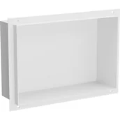 Półki łazienkowe - Mexen X-Wall-NR półka wnękowa bex kołnierza 30 x 20 cm, biała - miniaturka - grafika 1