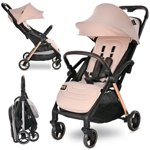 Wózek spacerowy spacerówka autofold do 22kg Lorelli Loret beżowa - Wózki dziecięce Wózek spacerowy spacerówka autofold do 22kg Lorelli Loret beżowa - Wózki dziecięce - miniaturka - grafika 1