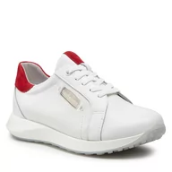 Sneakersy damskie - Sneakersy SOLO FEMME - 10102-01-N01/I75-03-00 Biały/Czerwony - miniaturka - grafika 1