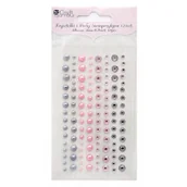 Zabawki kreatywne - DP Craft Kryształki i perły samoprzylepne 120 sztuk Modern Chic - miniaturka - grafika 1