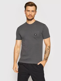 Koszulki męskie - Vans T-Shirt Woven Patch VN0A5KD9 Szary Classic Fit - grafika 1