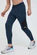 Spodnie męskie - Puma spodnie dresowe Cloudspun kolor granatowy wzorzyste - miniaturka - grafika 1