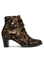 Botki damskie - Laura Vita Trzewiki Elcodieo 01 Czarny - miniaturka - grafika 1