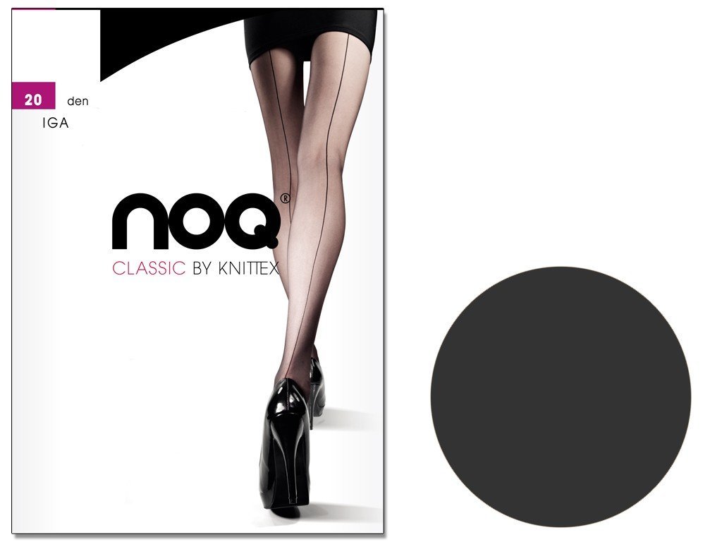 Rajstopy Ze Szwem Gładkie Iga 20 Den Fumo 2