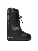 Śniegowce damskie - Moon Boot Śniegowce Sneaker High 14028300001 Czarny - miniaturka - grafika 1