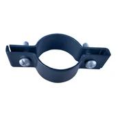 Akcesoria do ogrodzeń - Obejma słupka pośrednia fi 38 mm antracyt RAL 7016 - miniaturka - grafika 1