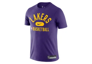Nike Nba Los Angeles Lakers Dri-Fit The Team'S Practice Tee Court Purple - Koszulki męskie - miniaturka - grafika 1