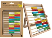 Pomoce naukowe - Liczydło drewniane z podstawką BB Kids - INTERDRUK - miniaturka - grafika 1