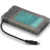 Obudowy i kieszenie na dyski twarde - i-Tec MySafe USB-C 3.1 Gen. 2 Easy zewnętrzna obudowa na dysk 2,5" 9,5mm SATA I/II/III HDD AIITCO000000010 [7609803] - miniaturka - grafika 1
