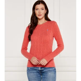POLO RALPH LAUREN Wełniany sweter | Regular Fit | z dodatkiem kaszmiru - Swetry damskie - miniaturka - grafika 1
