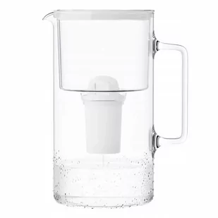 Wessper AquaClassic Crystalline 2,5L Biały szklany dzbanek filtrujący - Dzbanki filtrujące - miniaturka - grafika 3