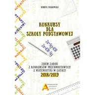 Podręczniki dla szkół podstawowych - Aksjomat Konkursy matematyczne dla szkoły podstawowej edycja 2018/2019 Dorota Masłowska - miniaturka - grafika 1