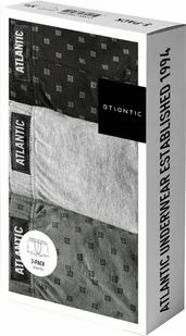 SZORTY ATLANTIC BOKSERKI MĘSKIE 3MH030 3PAK XXL - Majtki męskie - miniaturka - grafika 1