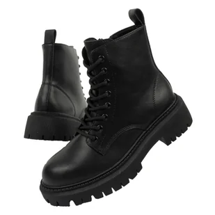 Buty damskie botki Skechers traperki [167344/BBK]-36 - Botki damskie - miniaturka - grafika 1
