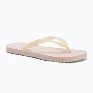 Japonki damskie Calvin Klein YW0YW01829 Beach Sandal Transparent Tpu whisper pink/bright white - Klapki i japonki damskie - miniaturka - grafika 1
