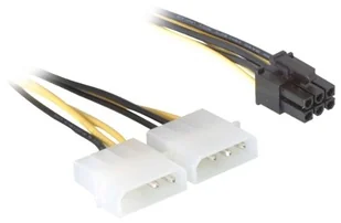 Delock KABEL ROZDZ. ZASIL 2XHDD/1XPCI EXPR. 6PIN(82315) - Kable komputerowe i do monitorów - miniaturka - grafika 7