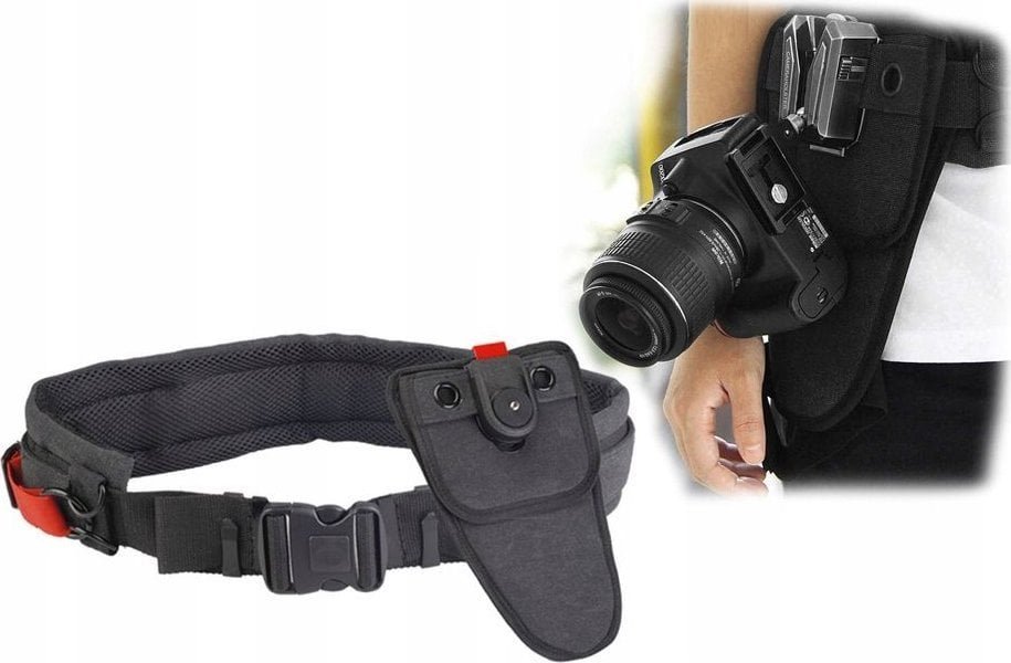 Pas Pasek Biodrowy Klips Uchwyt Mocowanie Szybkozłączka 1/4 do Aparatu DSLR / UDK22S