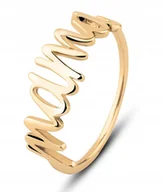 Pierścionki - PIĘKNY ZŁOTY PIERŚCIONEK DLA MAMY MAMA PREZENT 333 - miniaturka - grafika 1