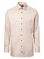 Koszule męskie - OLYMP Luxor modern Fit Koszula męska Mężczyźni Modern Fit Bawełna beżowy wzorzysty, 42 - miniaturka - grafika 1