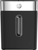 Niszczarki - Niszczarka HP Niszczarka HP ONESHRED 8CC, ścinki, P-4, 8kart., 15l, czarna - miniaturka - grafika 1