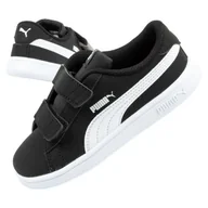Buty dla dziewczynek - Buty Puma Smash v2 Jr 365184 34 czarne - miniaturka - grafika 1
