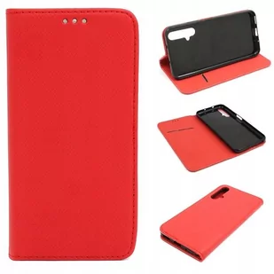 Etui do Honor 20 YAL-L21 Smart Magnet czerwone Case Pokrowiec Obudowa Futerał - Etui i futerały do telefonów - miniaturka - grafika 1