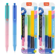 Pióra kulkowe - Pióro wieczne wymazywalne + 2 naboje mix EASY - miniaturka - grafika 1