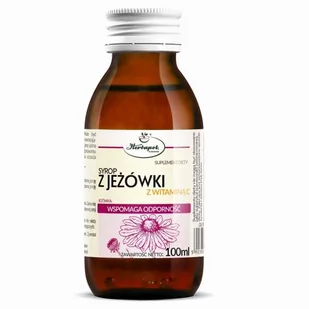 Herbapol KRAKÓW Syrop z jeżówki z witaminą C 100 ml - Zioła - miniaturka - grafika 1