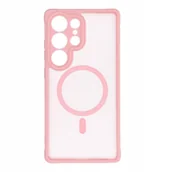 Etui i futerały do telefonów - Futerał FULL MATTE MAG COVER kompatybilny z MagSafe do SAMSUNG A16 jasny różowy - miniaturka - grafika 1