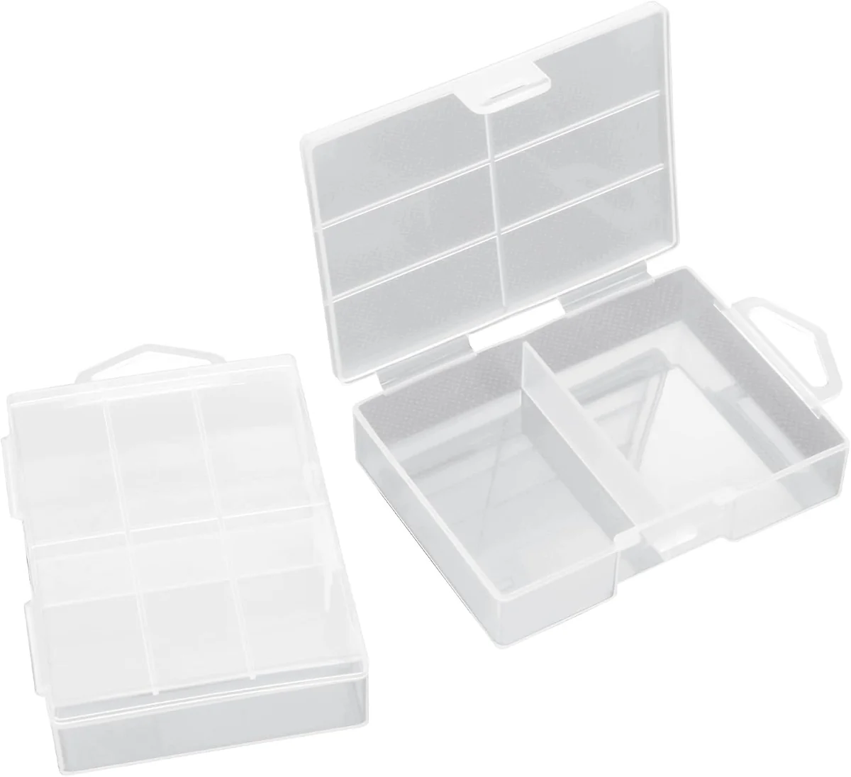 POJEMNIK BATERIE AAA 24 SZTUKI ETUI PLASTIKOWE PRZEZROCZYSTE ETUI