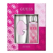 Zestawy perfum damskich - Guess Woman zestaw woda perfumowana spray 75ml + mgiełka do ciała 125ml - miniaturka - grafika 1