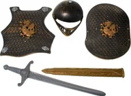 Zabawki militarne - Jokomisiada Zbroja dla Rycerza+ Hełm Tarcza Miecz ZA0666 - miniaturka - grafika 1