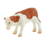 Figurki dla dzieci - Bullyland 62710  figurka do gier, frydolin cielęcej, ok. 7,5 cm, brązowy/biały - miniaturka - grafika 1
