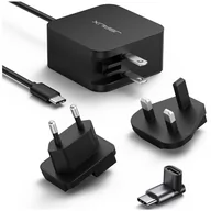 Ładowarki do telefonów - JSAUX zasilacz ładowarka sieciowa USB-C 65W Adaptery podróżne US UK EU Plug - miniaturka - grafika 1