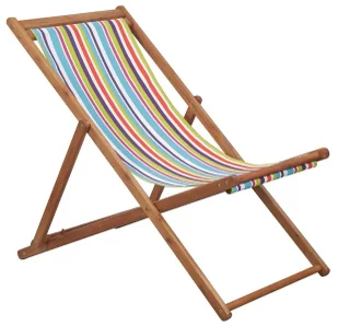Elior Kolorowy leżak materiałowy z drewna eukaliptusa R5-S73 - Leżaki ogrodowe Elior Kolorowy leżak materiałowy z drewna eukaliptusa R5-S73 - Leżaki ogrodowe - miniaturka - grafika 1