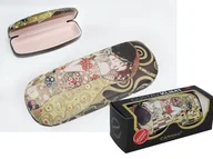 Etui na dokumenty i karty - Pudełko Etui Pokrowiec Na Okulary Klimt Pocałunek - miniaturka - grafika 1
